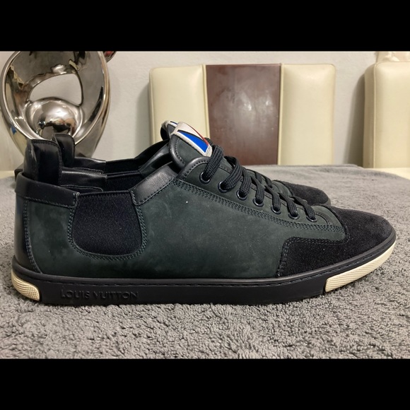 Authentic Louis Vuitton Slalom sneaker size 8 1/2 LV - Picture 5 of 13